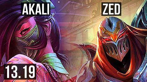 ZED vs AKALI (MID) .